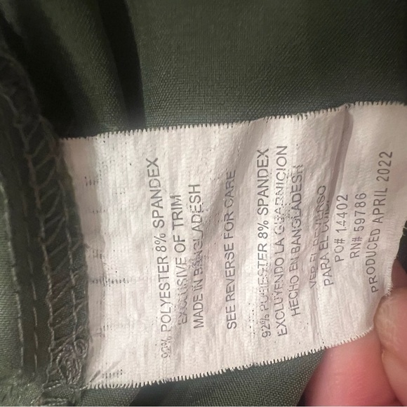 Leg3nd Green Drawstring Shorts - Picture 5 of 9